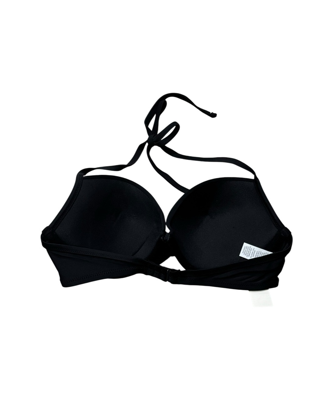 aerie Black Halter Push-Up Bra Top